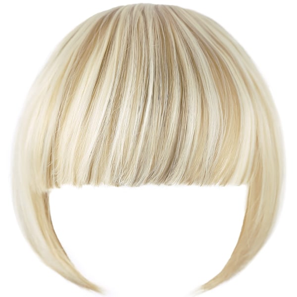 Blond Bangs Clip In Bangs Blond Clip In Thick Natural - Perfet