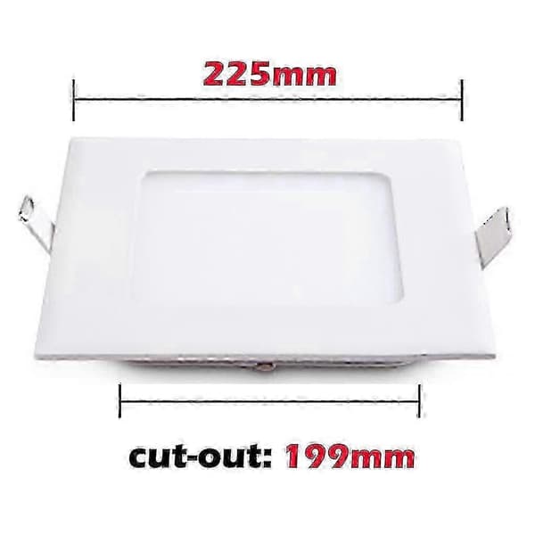 18W Innfelt Firkantet LED Panel Lys Kald Hvit Downlight for AC-Perfet