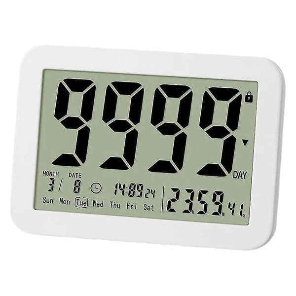 Elektronisk Nedräkningstimer Stor Skärm Digital Nedräkning 9999-Dagars Timer-Perfet