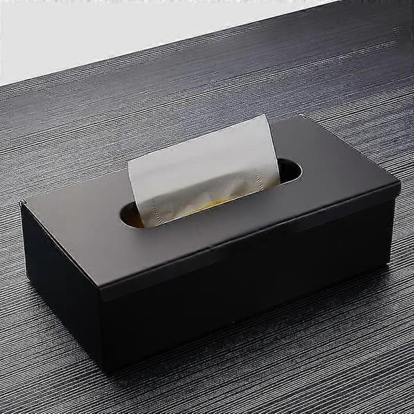 Barsinfi Sort Indbygget Toiletpapirholder/Servietholder Fuld Metal Konstruktion 304 Rustfrit Stål (Sort) - Perfekt