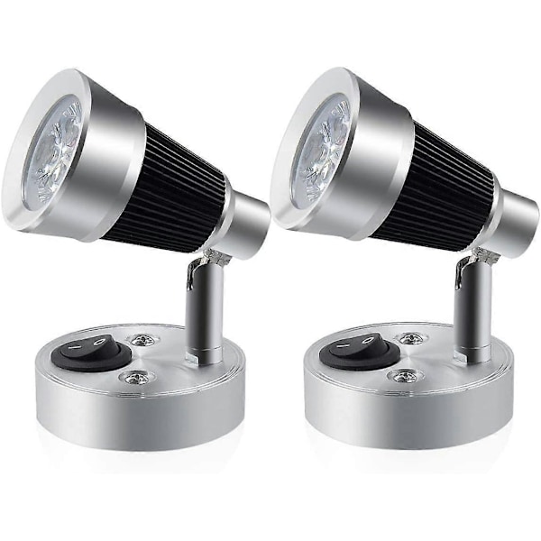 12V LED RV Læselampe, 3W RV Læselampe RV Spotlight Væglampe til RV Interiør - Perfekt