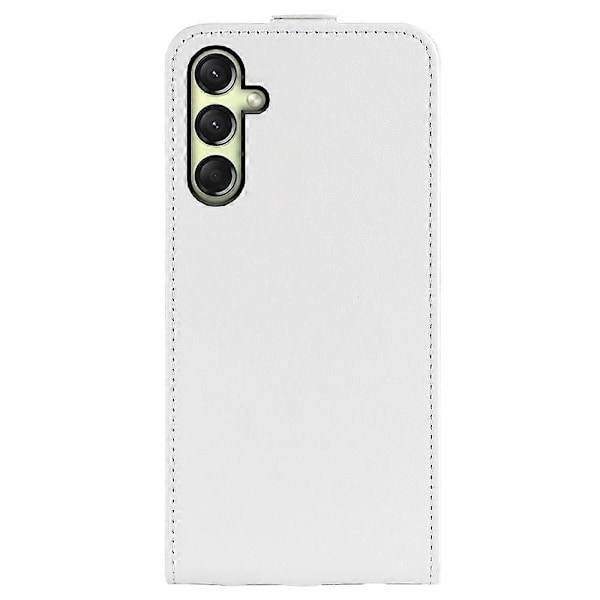 Kompatibel med R64 Textur Vertikal Flip Läder Telefonfodral-Perfet White For Samsung Galaxy A16 5G