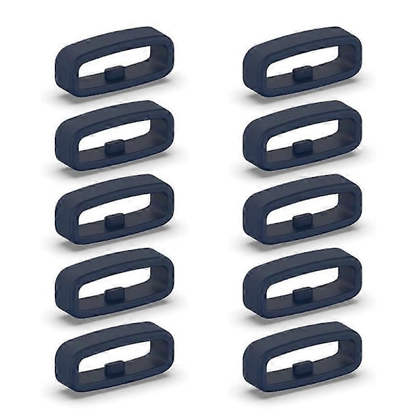 Silikon Festeløkke 18/20/22mm Stroppholder Erstatningstilbehør - Perfekt Blue 22MM