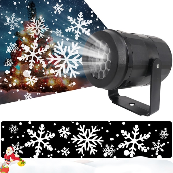 Jul LED-projektorlys Indendørs græsplænelys Festindretning - Perfet 11*12cm