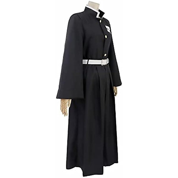 Tanjiro Cosplay-asu, Shinobu, Zenitsu, Giyuu, Muichiro - Aikuisten Halloween-asu Kimono-puku Wigillä - Täydellinen XL