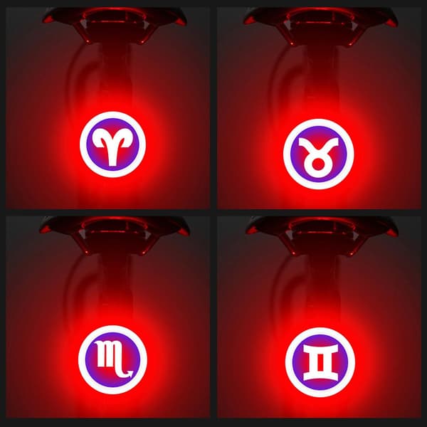 Høj Lysstyrke LED Cykel Baglygte Multi-tilstande Justerbar Kørelys Cykeltilbehør - Perfekt Sheep