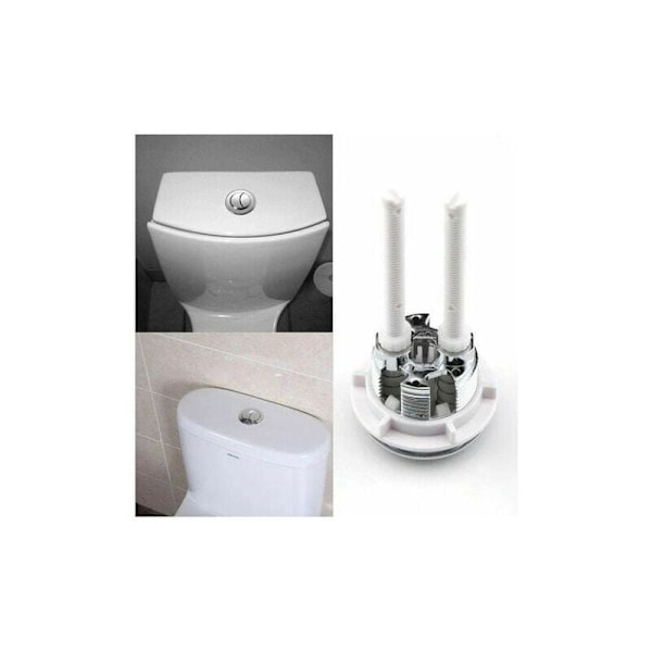 Inkluderer toiletskylleknap, 38 mm toiletskylleknap med dobbelt skyl, toiletskylleknap - Perfet