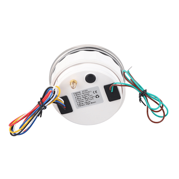 9-32V IP67 GPS Speedometer 200 km/h 0-999999 km LCD Odometer Anti-dug Multifunktionsmåler til Biler Motorcykler Skibe - Perfet