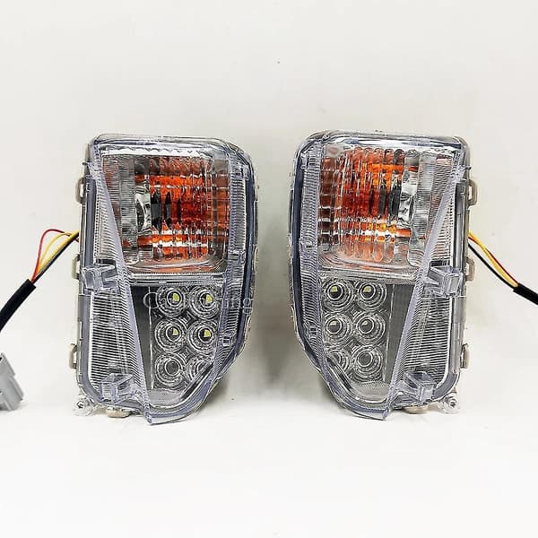 Kompatibel med Toyota Prius Zvw30 2012 2013 2014 2015 LED Tåkelys Kjørelys Frontfanger Tåkelys DRL Tåkelysmontering - Perfekt R side