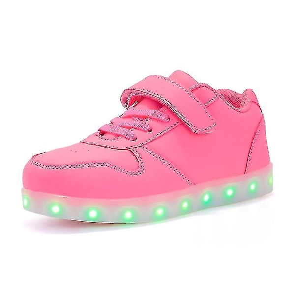 Barnsko LED-sko, Gutter, Sportsko, Løpesko, 518-Perfet LightPink 30