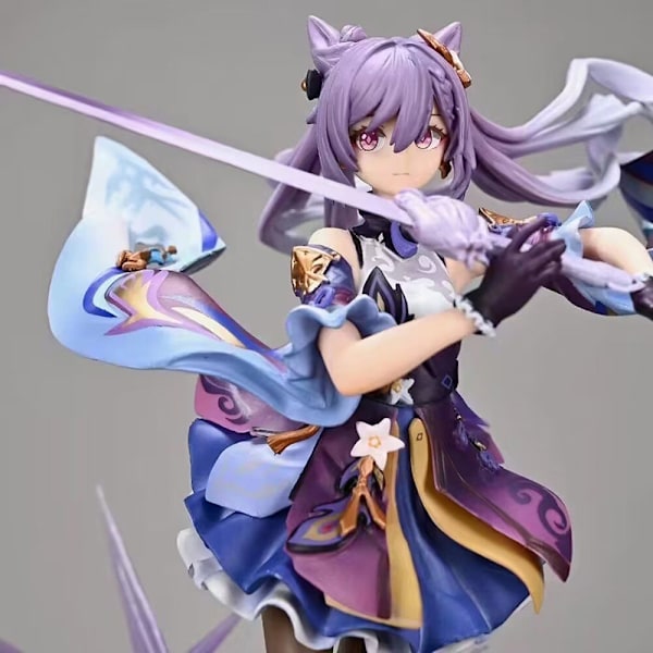 26 cm Genshin Impact Anime Figur Keli Keqing Action Figur Coll - Perfet