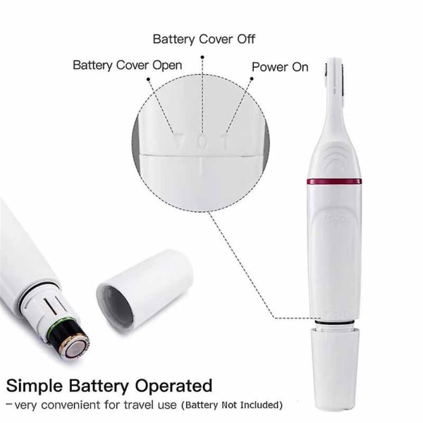 Hårfjerner til kvinder Smertefri 5 i 1 elektrisk barbermaskine genopladelig - Perfet