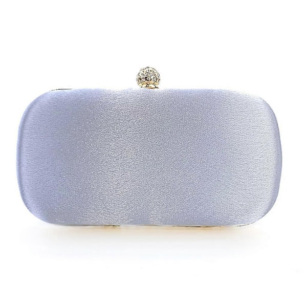 Naisten käsilaukut iltalaukut ylelliset juhlalaukut morsiamen clutch-laukku naisten tanssiaislaukku hääkukkaro - Perfet Silver