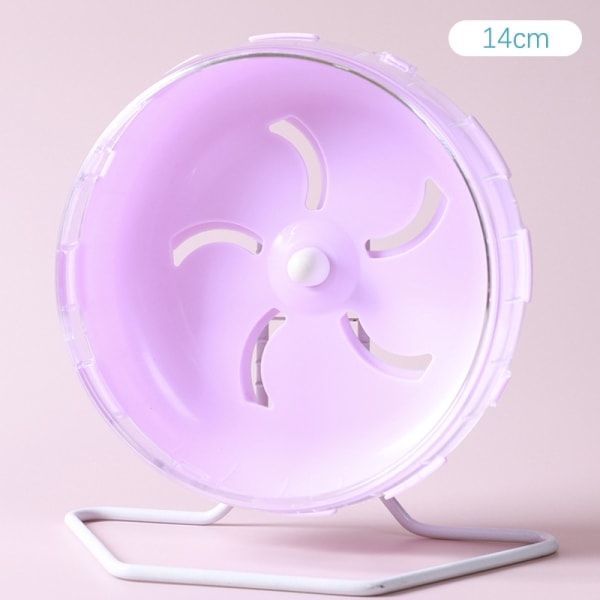 Hamster Sport Running Wheel Jyrsijöiden lenkkeilyharjoituslelut - Perfet purple diameter 14 cm