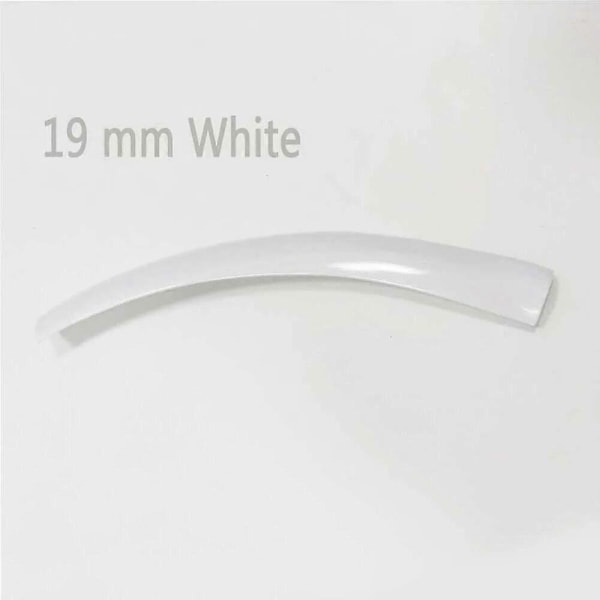 32,8 jalkaa 10 m pituus 16 mm / 19 mm leveys muovinen T-lista T-muotoilu yhteensopiva Arcade MAME -pelikonekaapin kanssa kromi/musta - Täydellinen 19mm white 10m