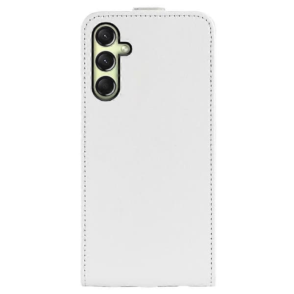 Kompatibel med R64 Textur Vertikal Flip Läder Telefonfodral-Perfet White
