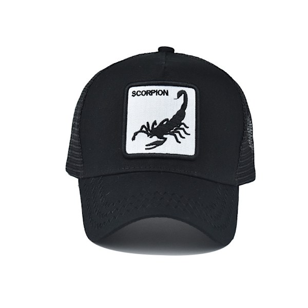 Scorpion animal mesh baseball hatte broderede kasketter til mænd og w - Perfet