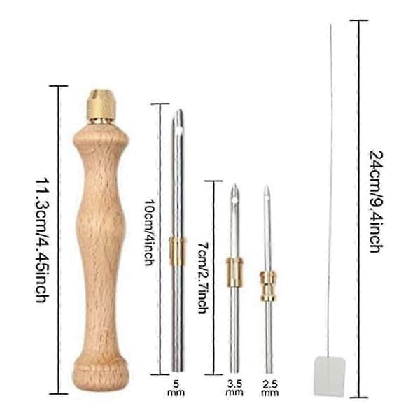 Punch Needle Tæppe Punch Needle Broderi Punch Needle Sæt DIY Håndarbejde Punch Needle til Sti-Perfet