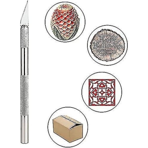 CNE Scalpel Precision Work Cutter 2 Avec 42 Lames Pour - Perfet