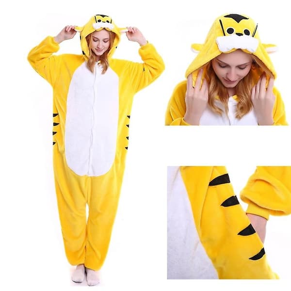 Gul Tiger Fancy Dress Kostume - Perfekt S
