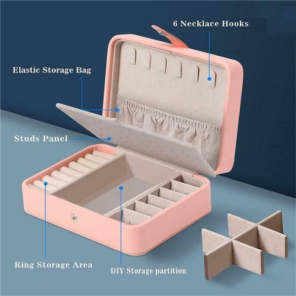 Smykkeskrin Opbevaringsboks PINK- Perfet pink