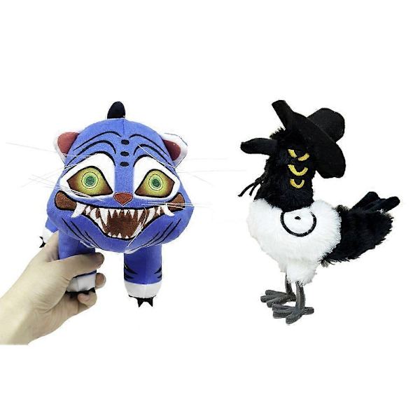 Kpop Devil Hunter Bird Tiger Pehmolelu-nukke - Perfekt Black and white bird 20cm