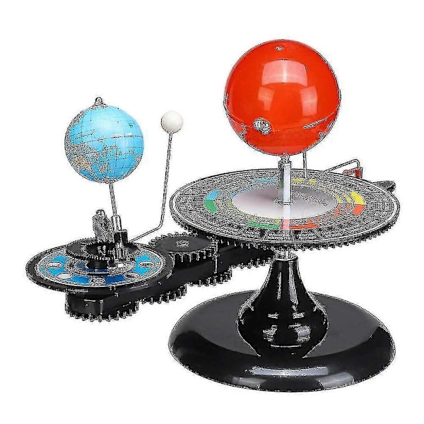 Solcellesystem Model DIY Globe Jord Sol Måne Orbit Planetarium Uddannelsesmæssigt Legetøj - Perfekt