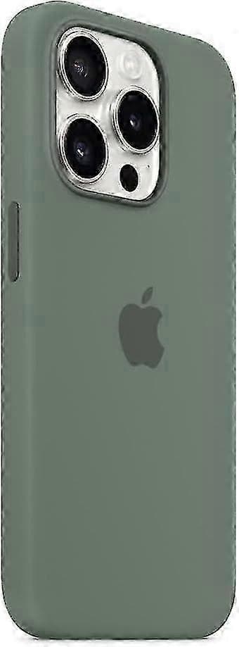 Kompatibel med Apple iPhone 15 Pro Silikone Cover med MagSafe-Perfekt Cypress
