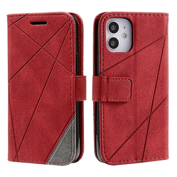 Fodral Kompatibelt med iPhone 11 Läder Magnetiskt Foliofodral med Korthållare Kompatibelt med iPhone 11-Perfet Red