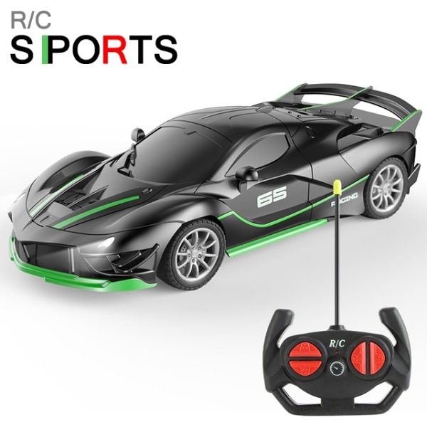 Radiofjernbetjening 1:18 RC sportsvogne Racing High Speed ​​​​Vehicle Drift Legetøj - Perfet Light Green