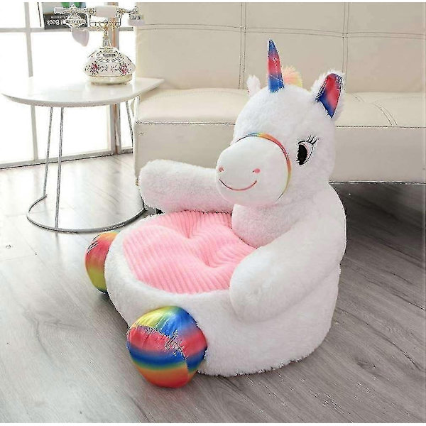 Stoppet Dyre Sofa Stol til Børn - Perfekt rainbow-unicorn