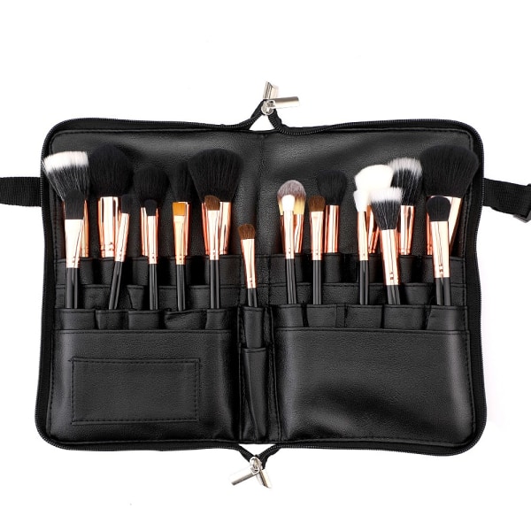 Musta 32 kpl meikkisivellin case Artistin case
