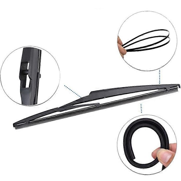 Bakruta torkarblad & arm set för Suzuki Grand Vitara 2005-2015 MK 3 - Perfekt