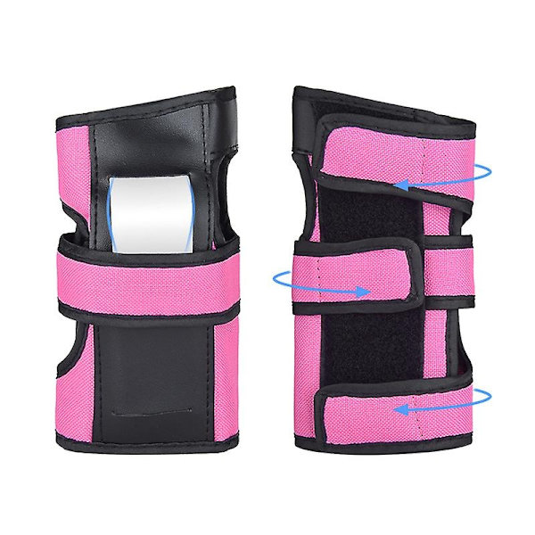Perfekta barn Vuxna Knä- och armbågsskydd med handledsskydd Skyddsutrustning Set Skateboard Skyddsutrustning - Perfet M Black