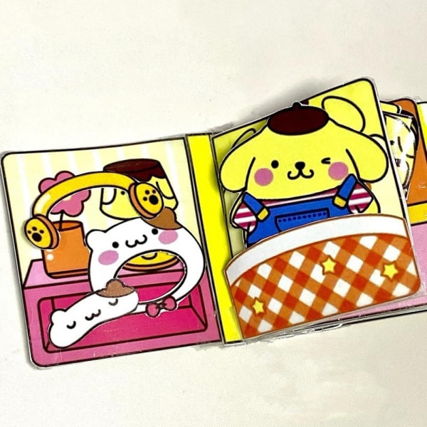 Diy Quiet Book Sanrio Doudou Bok Pedagogisk Kuromi Hemlagad Bo - Perfet Pacha Dog one-size