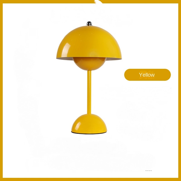 Bordslampa, Eye Caring Led Flowerpot Bordslampa Bärbar för skolan- Perfet Gul