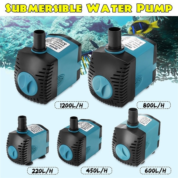 3-60W vesipumppu uppopumppu suihkulähdepumppu akvaariopumppu - Perfet 10W-EU