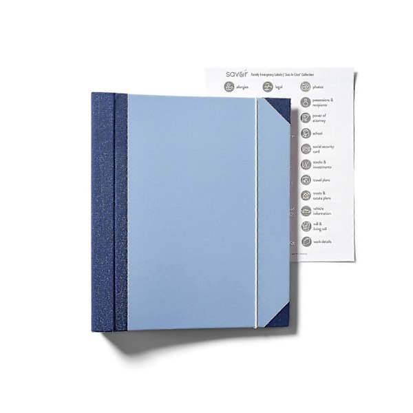 In Case I Go Missing Binder, Dokument Organisator til Vigtige Papirer, Plan Binder -3125105274969-Perfet