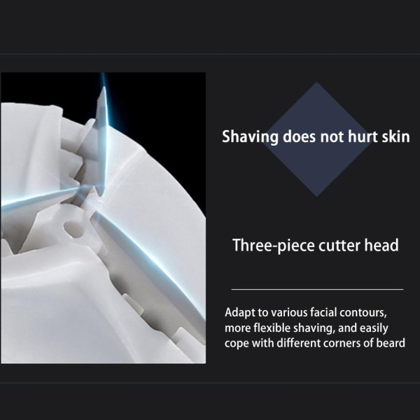 Mini Shave Portable Electric Rakapparat Skäggtrimmer Rakblad - Perfet