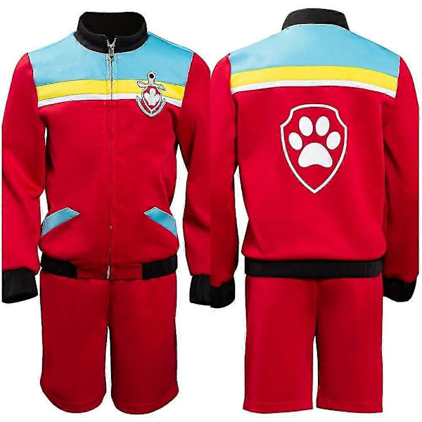 Kapteeni Ryder roolileikkiasu aikuisille ja lapsille, liiviasusetti Halloween-asu - Täydellinen L Sleeveless