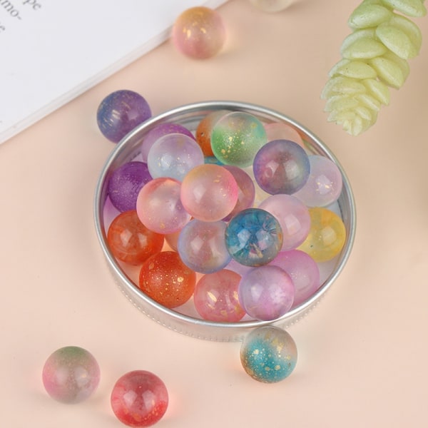 50 stk 12mm Glass Balls Charms Clear Pinball hine Home - Perfet B