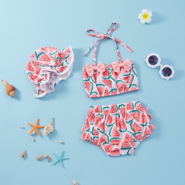 Perfekt baddräkt för toddler flickor Baby flickor Badkläder Bikini Set Baddräkt - Perfet