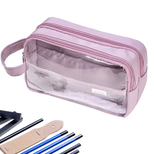 Case Läpinäkyvä Suuri case Pen - Perfet pink