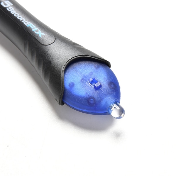 1 stk 5 Second Fix Lim UV lys reparasjonsverktøy for mobil plast - Perfet black one size