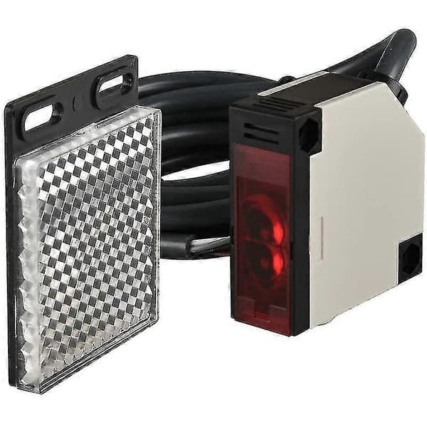 Kryc Fotoelektrisk Kontakt, E3jk-r4m1, 12-24 Vdc, Retroreflekterende Type, 4m Registreringsafstand, med Reflekterende Panel-Perfet