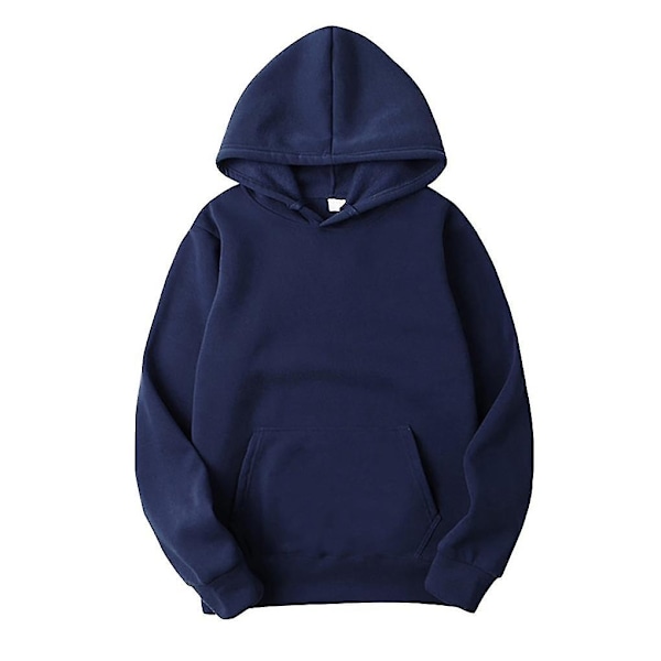 Hettegenser i bomull for kvinner - Perfekt Light blue 3XL