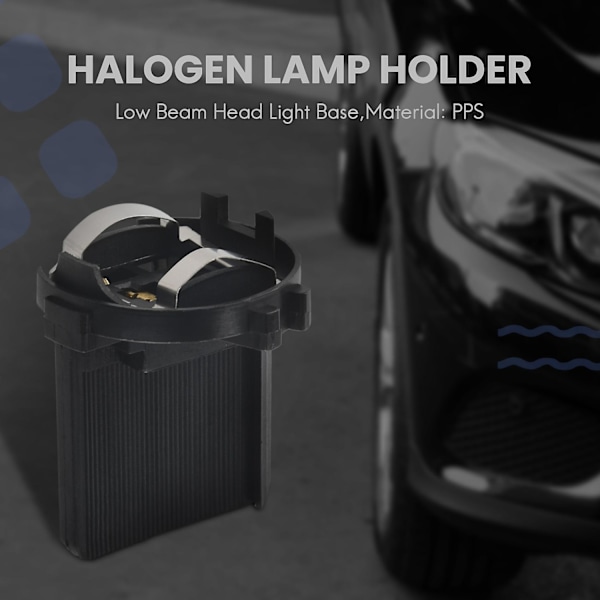 Halogen Pæreholder til Nærlys Forlygte Sockel til Golf 6 MK6 7 MK7 til R 5K0941109-Perfekt