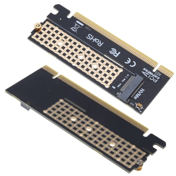 M2 til PCIE x16 Adapterkort Pci-e til m2 Converter Riser NVMe SSD Adapter m2 M-Key PCI-Express 3.0 Support 2230-2280-Perfet