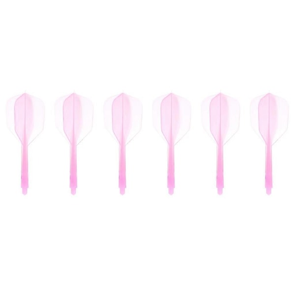 Dart Flights 6 st Integrerade Dart Flights och Skaft 4.5mm 2BA Skruv-Perfekt Pink
