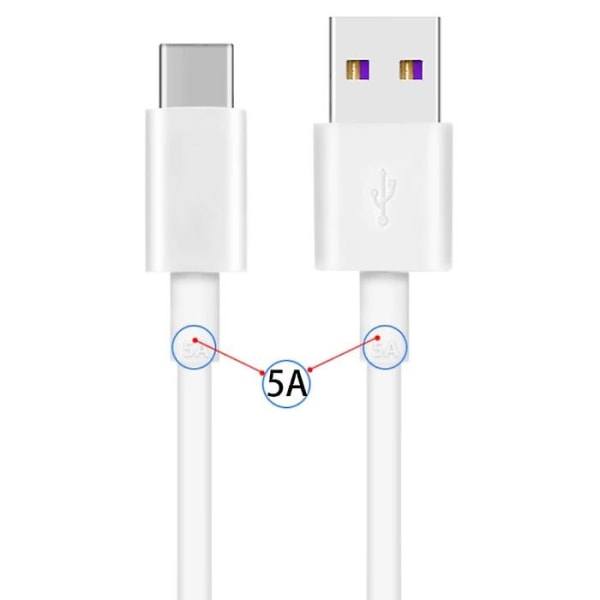 Huawei USB-C Laddningskabel 5A - Snabbladdning Laddare Datakabel Android 1 Meter - Perfet